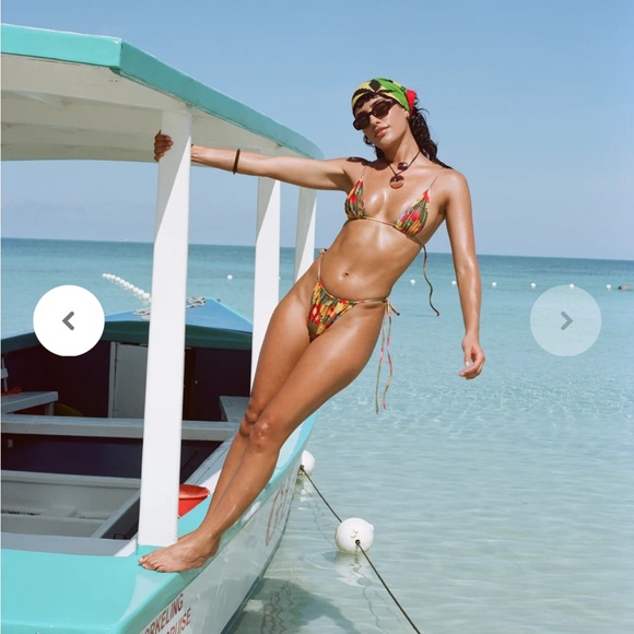 LOLEIA “A Splash of Mango” Bikini Set - Picture 3 of 10